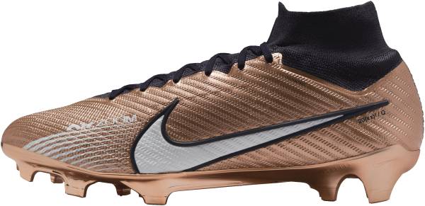 nike zoom mercurial superfly 9 elite fg firm ground soccer cleats metallic copper metallic copper a433 600