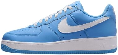 nike men s air force 1 low 07 shoe university blue white metallic 13 white chocolate metallic gold f2d1 380