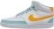 Nike Court Vision Mid Next Nature - White/Ocean Bliss/Gum Light Brown/Laser Orange (FJ3998100)