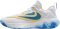 Nike Giannis Immortality 3 - White Helles Laserorange Weiches Gelb (DZ7533101)