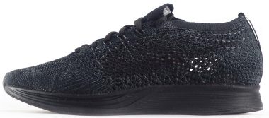 nike flyknit running shoes black