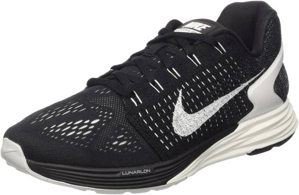 nike flyknit lunarglide 7 off 72% gentlementours.hu Nike Women's WMNS Lunarglide 7 Flash Running Shoes, Black