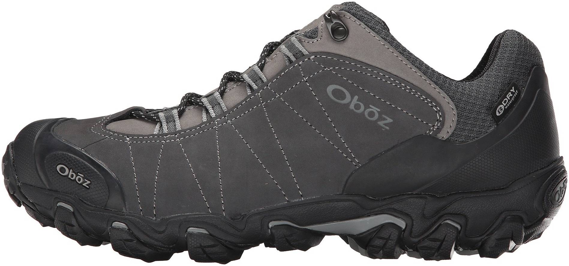 Brown Sports Outdoors Waterproof Oboz Mens Bridger Low B-DRY Walking Shoes 
