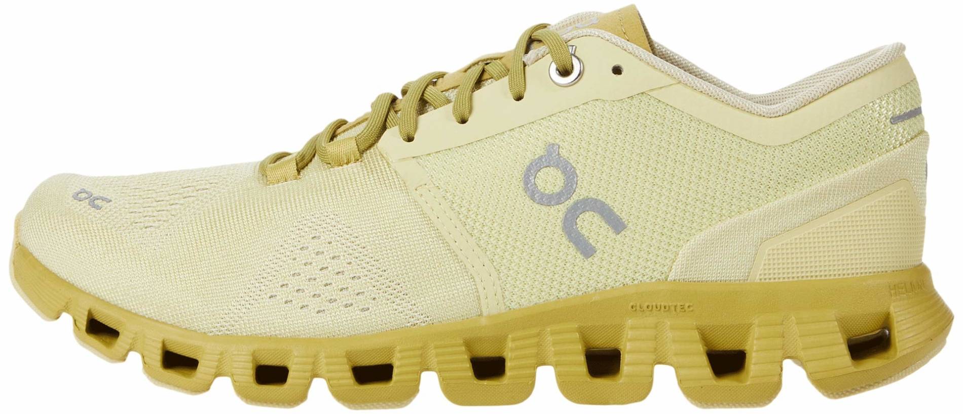 womens yellow running shoe