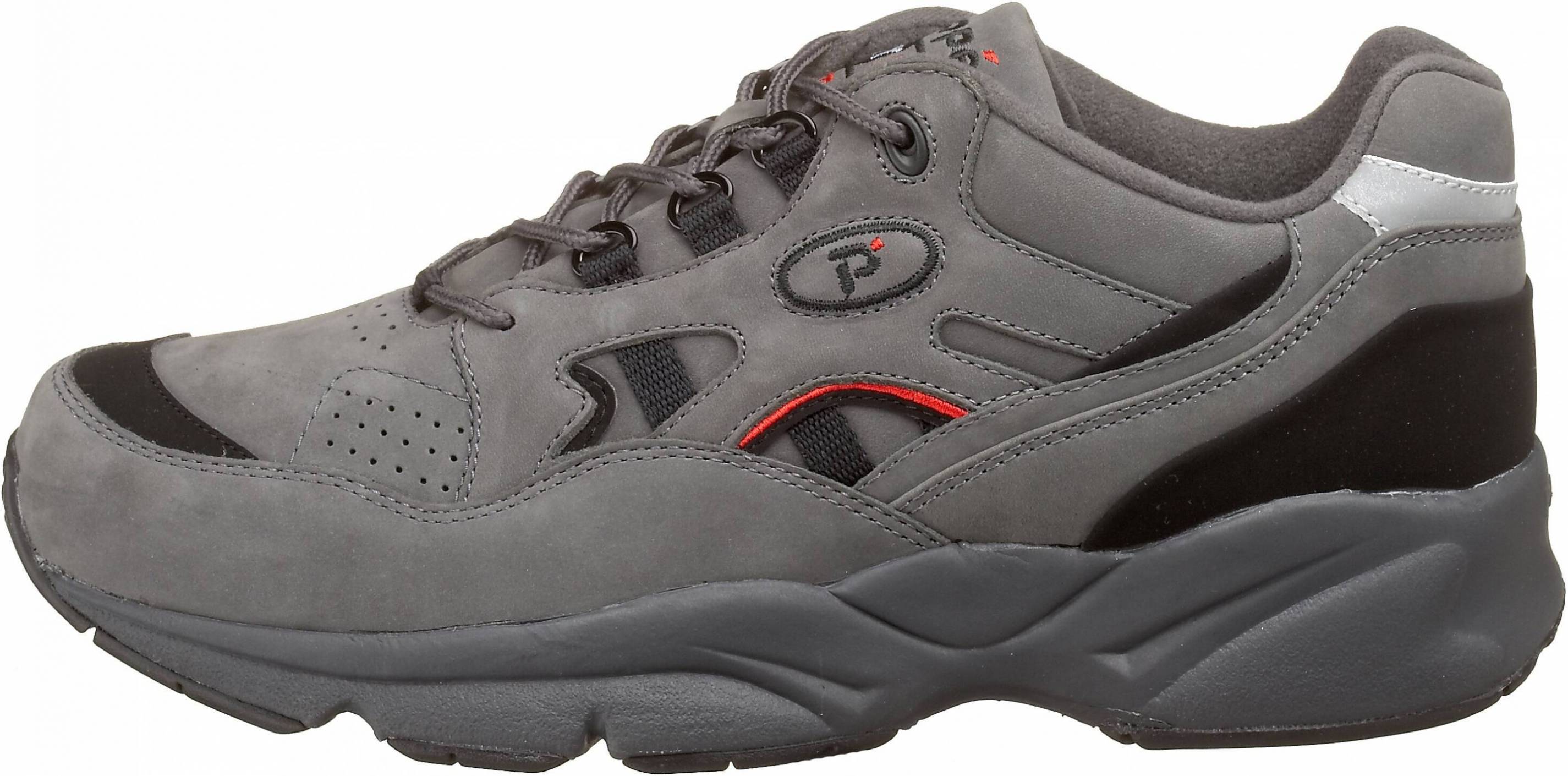 grey walking shoes