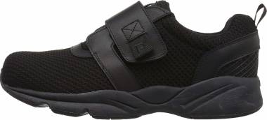 orthotic friendly walking shoes Strap - Black (MAA013M)