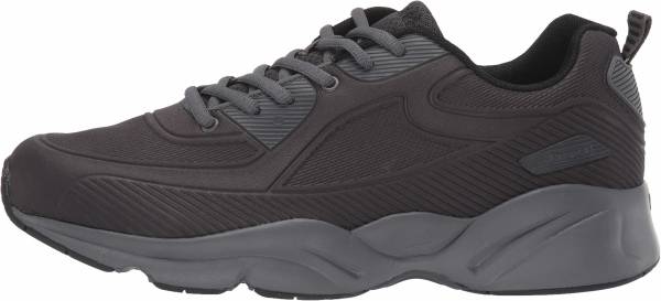 Propet Stability Laser Walking Shoe E Men's Size 8.5 W MAA132M - Dark Grey