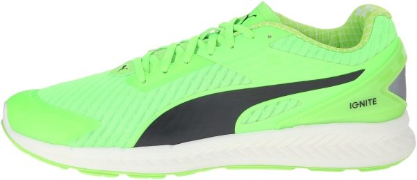puma running shoes green