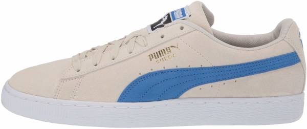 puma suede blue and green