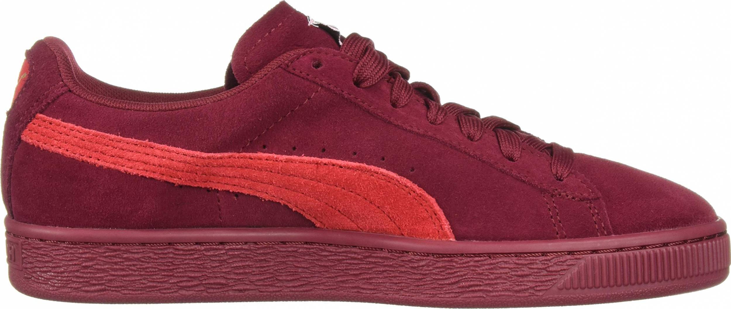 all red puma sneakers