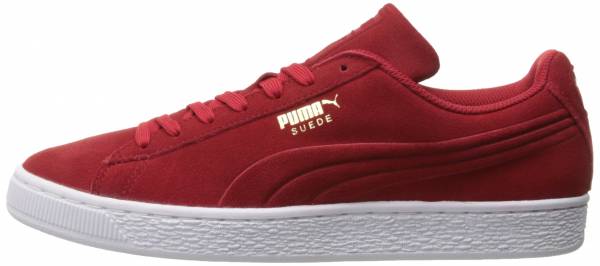 puma shoes suede red