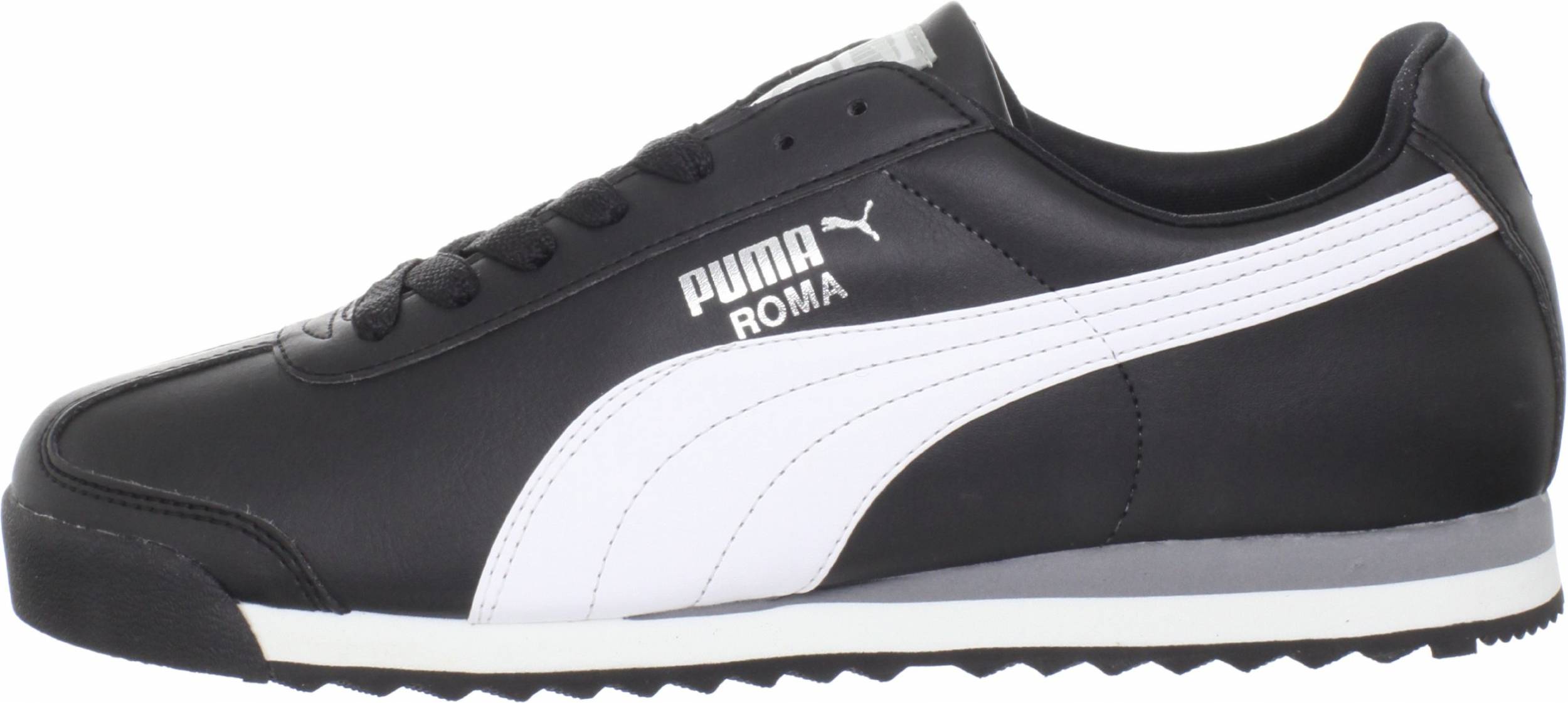 plain black puma shoes