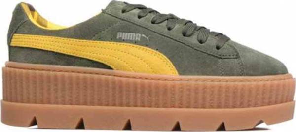 Puma Fenty Suede Cleated Creeper Sneakers In Green Only 60 Runrepeat