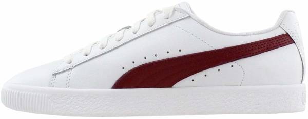 puma clyde core foil white