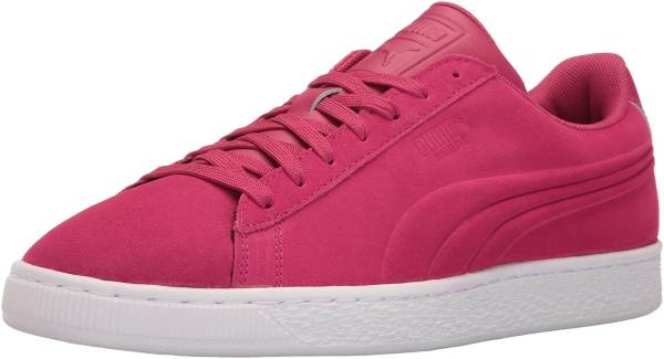 all pink suede pumas