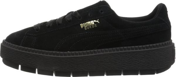 puma platform trace sneakers in black 