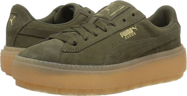 suede platform trace