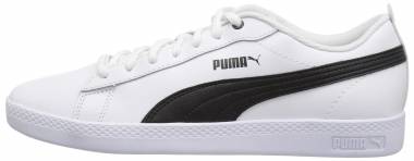 Puma Smash v2 Leather - Puma White / Puma Black (36520801)
