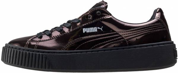 puma basket platform metallic sneaker