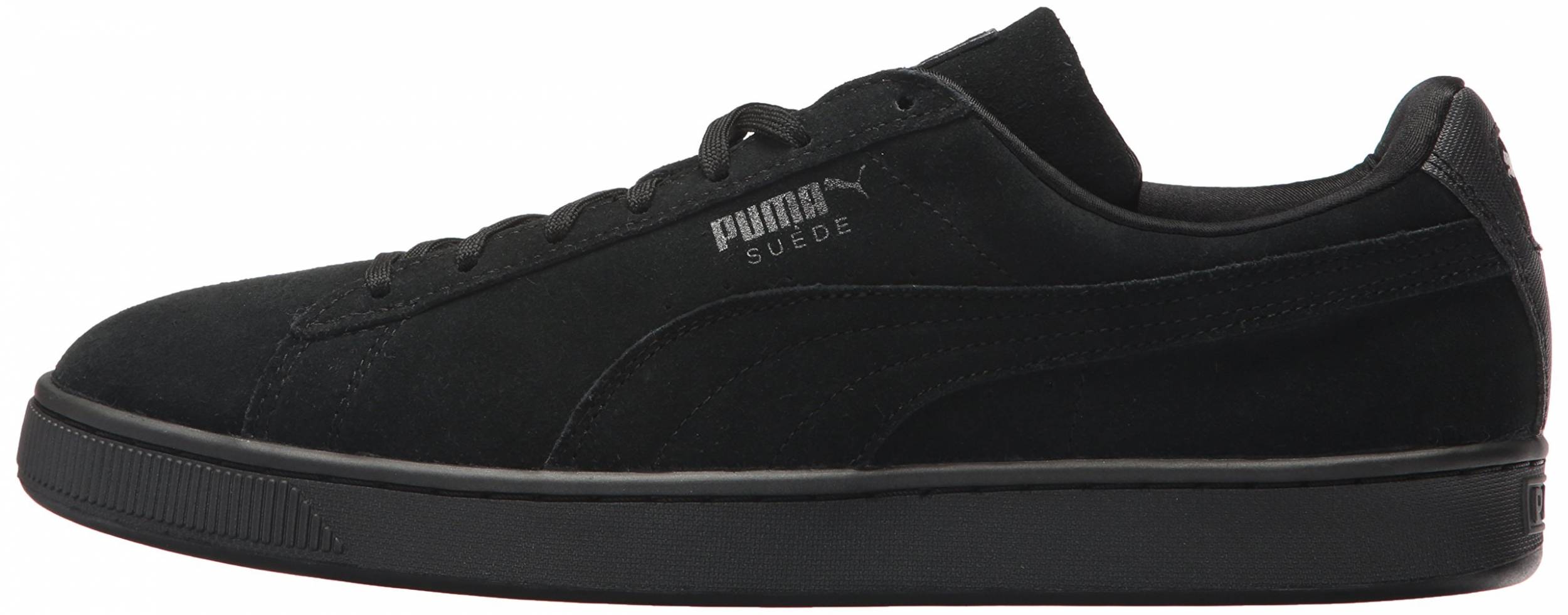 puma suede classic sneakers in black