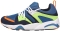 PUMA Supertec BLACK Marathon Running Shoes Low Tops 383052-01 - LAKE BLUE-VIBRANT ORANGE (38860601)
