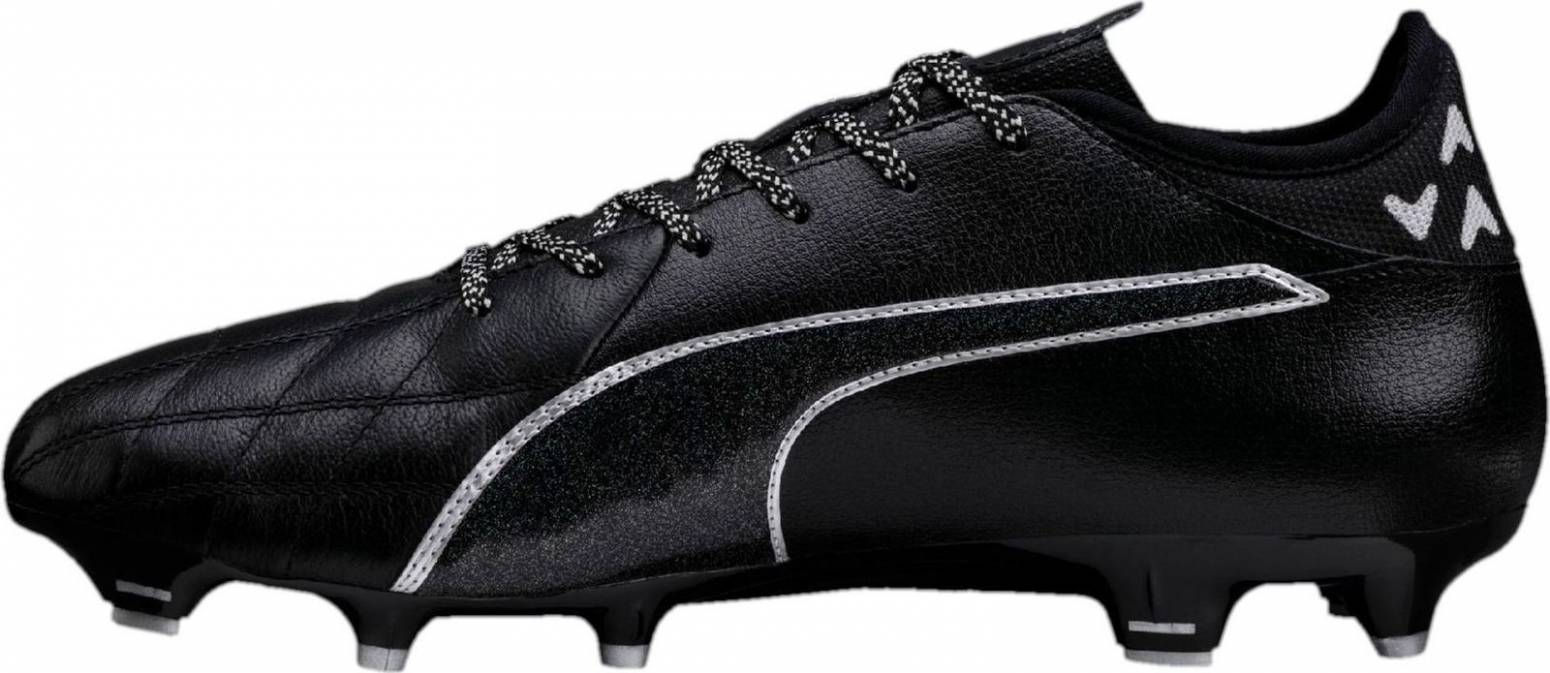 puma leather soccer shoes