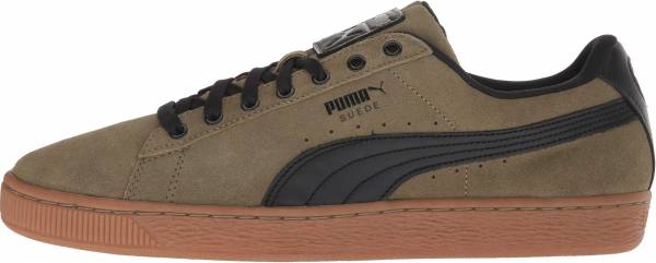 brown suede puma shoes