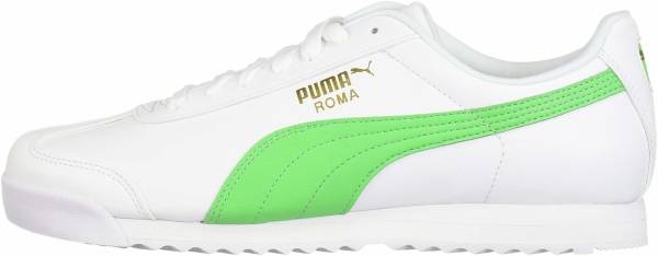 puma roma green and white