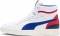 PUMA Cat Logo on Cross Strap and Footbed - White (35015796)