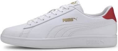 PUMA Smash v2 - Puma White-high Risk Red-puma Team Gold (36521517)