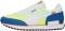 fashion human made x adidas tokio solar green running shoes - Puma White Fizzy Lime Puma Royal (37114975)