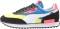 Sneakers PUMA Courtflex V2 V Inf 371544 03 Peony Bright Rose - Puma Black-yellow Glow-ultra Blue (37114968)