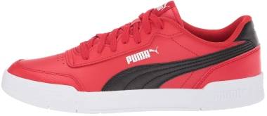 puma white red shoes