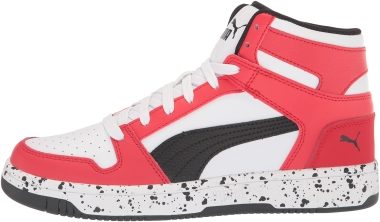 PUMA Rebound LayUp - Puma White-puma Black-high Risk Red (38322203)