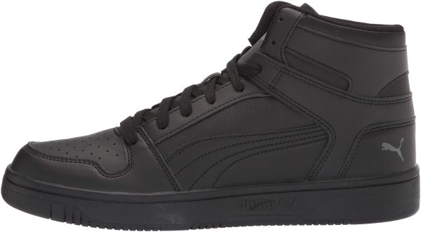 puma rebound black sneakers