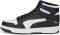Puma Shuffle Sneakers Shoes 309668-12 - Black/White (38643801)