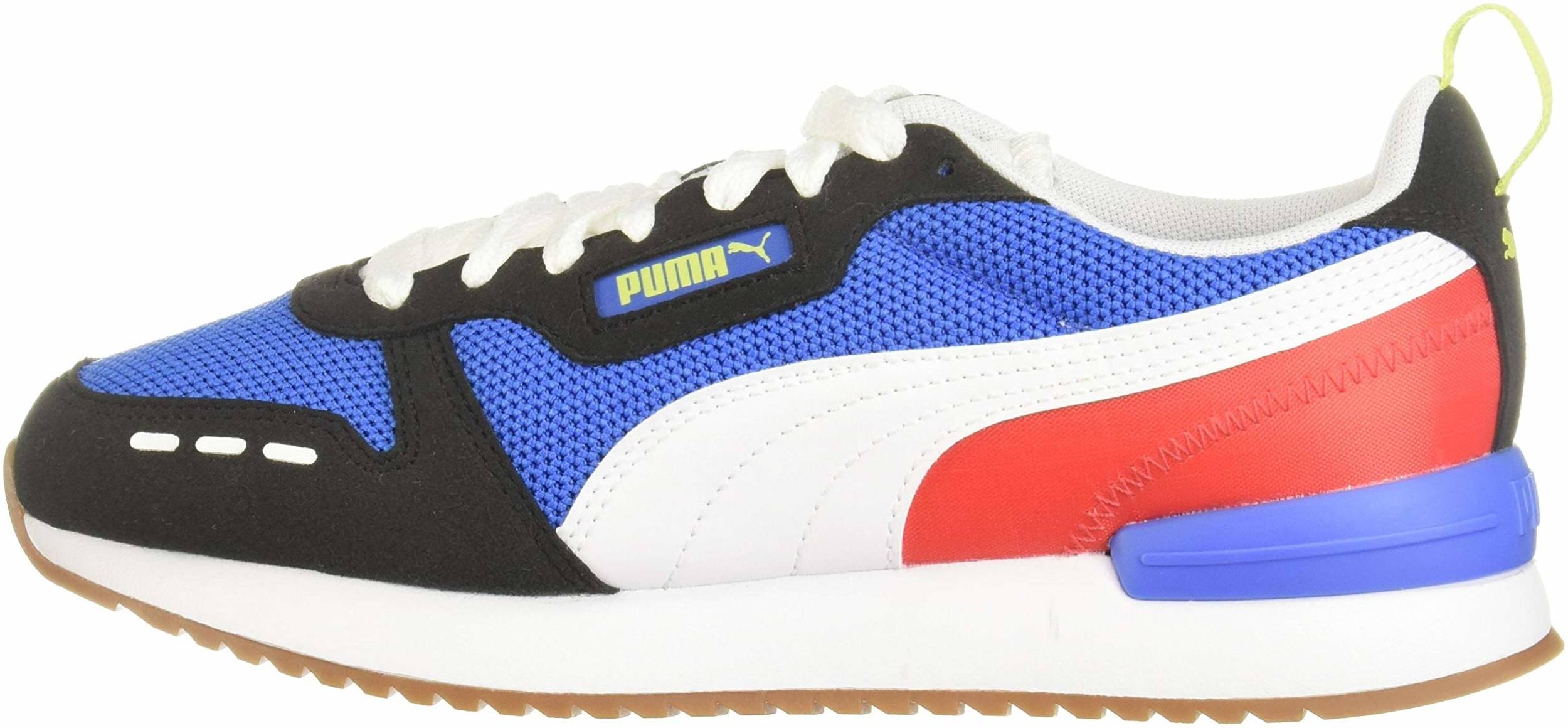 puma blue yellow sneakers