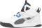 puma softride rift tech mens running shoes in whiteelektro blue - Puma White-puma Blac (38112901)