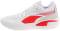 PUMA Court Rider - White/Red (19566001)