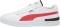 PUMA Clasico Trainers - White-high Risk Red-black (38110903)