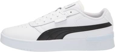 puma california casual sneakers in peacoatwhite - White-white-gray Violet (38110902)