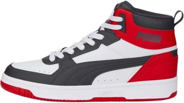 PUMA Rebound JOY - Puma White Asphalt High Risk Red (37476519)