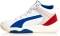 puma king top tt mens soccer shoes in whiteblack - White-surf the Web-red-gray (37489906)