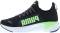 PUMA Softride Premier Slip-On - Puma Black/Fizzy Lime (37654004)