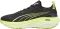 PUMA ForeverRun Nitro - Black / Lime Pow / Mineral Gray (38007301)