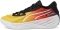 Womens Exotic Black Black Black WMNS Sneakers Shoes 369653-03 - Yellow Sizzle/Purple Glimmer (30989001)