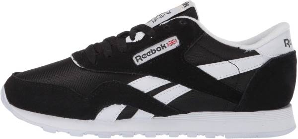 reebok classic nylon black and white