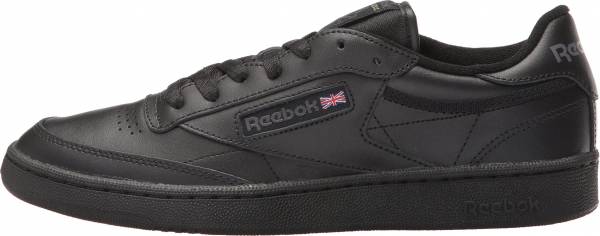 reebok club c 85 suede black