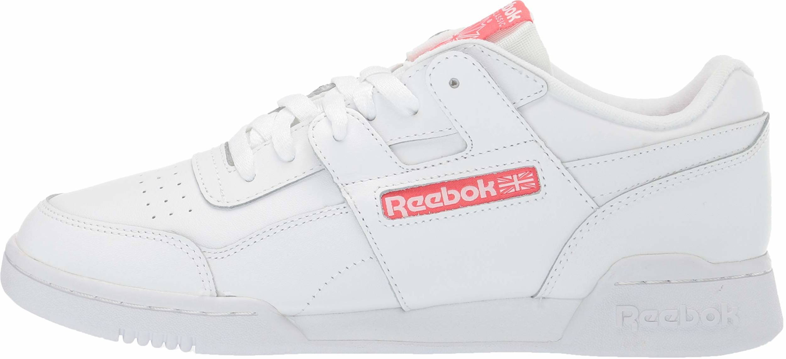 reebok white walking shoes