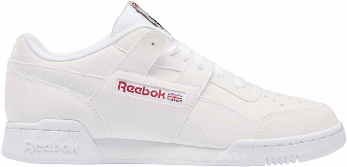 reebok all white sneakers